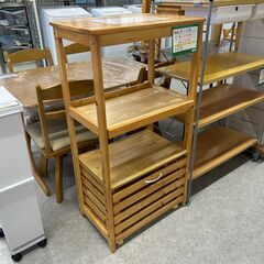 【ジ354】｟オシャレなレンジ台お探しの方!!｠木製レンジ台 キ...