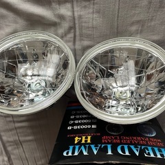 値下げしました。新品未使用 丸２灯 ヘッドランプ 左右セット