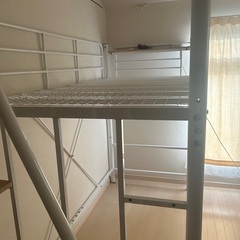 中古ロフトベッド階段付き組立図なしです