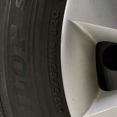 日産ノート　スタッドレスタイヤの画像