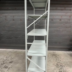 新品未使用スチールラック 業務用 5段 高さ250cm 耐荷重300kg/段の画像