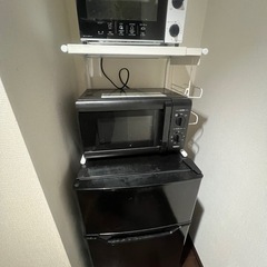 受け渡しの方決まりました!家具家電一式セット（洗濯機、冷蔵庫、トースター、レンジ、炊飯器、ケトル、ソファー、マットレス、布団一式）の画像