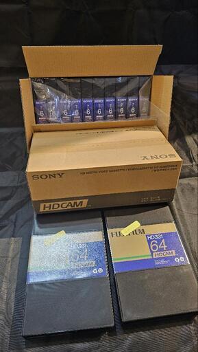 新品未使用　HDCAM Sony20本(6分)FUJIFILM　2本(64分)