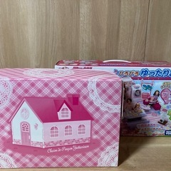 リカちゃんハウスゆったりさん　冷蔵庫　ミキちゃんマキちゃん　おまけ付きまとめ売りの画像