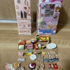 リカちゃんハウスゆったりさん　冷蔵庫　ミキちゃんマキちゃん　おまけ付きまとめ売りの画像