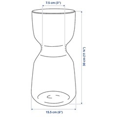 IKEA 花瓶　フラワーベース　オムテンクサムの画像