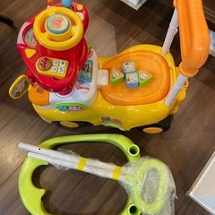 アンパンマン よくばりビジーカー2 押し棒+ガード付き➕欲張りハンドル（別売り
）の画像