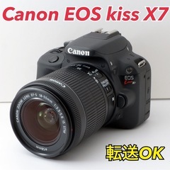 ★Canon EOS kiss X7★S数約3730回●転送OK●人気一眼レフ  1ヶ月動作補償あり！ 安心のゆうパック代引き発送！ 送料、代引き手数料無料！