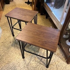 《売約済み》【池上店】ニトリ NITORI 4人掛け ダイニングセット ダイニングテーブルセット コンパクト ヴィンテージテイスト　ダイニングテーブル ダイニングチェア スツール 食卓 5点セット 4Pの画像