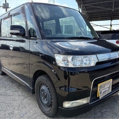 【支払総額9.8万円】人気車種！タントカスタムRSターボ車検付きタイベル交換済み機関良好 内外装良好 HDDナビ ETCの画像
