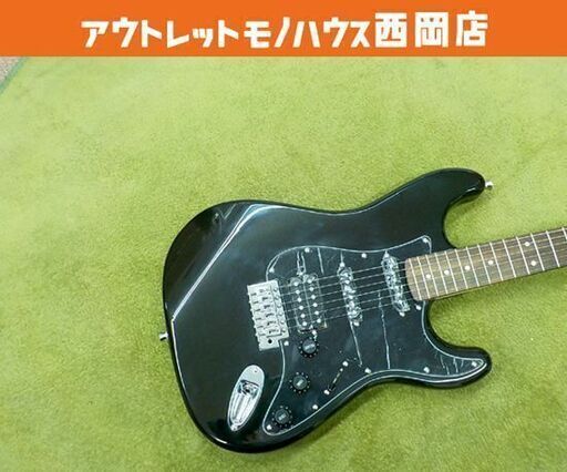SELVA エレキギター ストラトタイプ 黒 ソフトケース付き イシバシ楽器 セルバ 西岡店