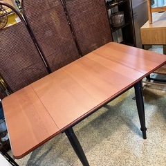 【池上店】IKEA イケア DANDERYD ダンデリード ドロップリーフテーブル ダイニングテーブル バタフライ式 伸縮式 2人掛け 4人掛け 北欧 リビングの画像
