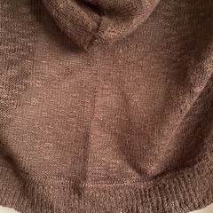 【美品Used！】アウター　カーディガン　ニット　フード付き Mサイズ　軽量　かるふわの画像