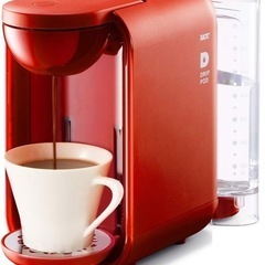UCCカプセル式コーヒーメーカー　ブラック　レッド　2台ありますの画像