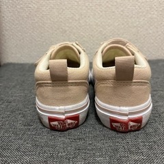 VANS　ベージュ　キッズ　子供スニーカー　14㎝の画像