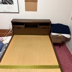 シングルベッド　畳の画像
