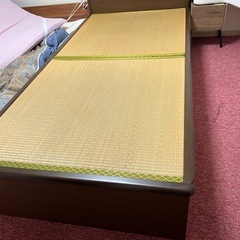 シングルベッド　畳の画像