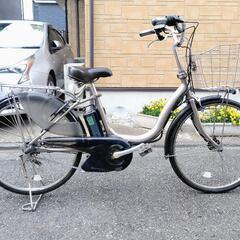 電動アシスト自転車　ヤマハPAS　ナチュラ　24インチ　シャンパンゴールド　バッテリー6.2Ah 充電器付きの画像