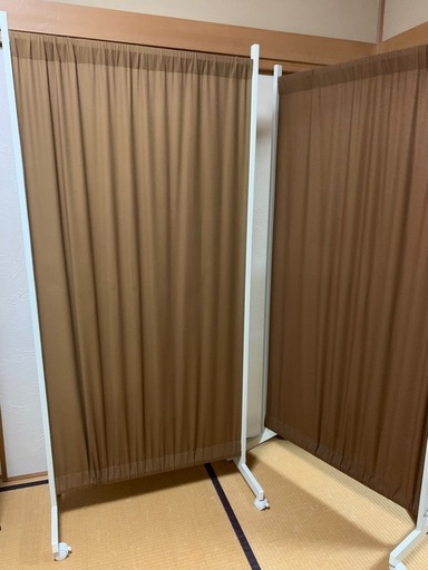 【最終値下げ】美品★定価約2万円 ディノス 伸縮パーテーション ついたて 目隠し 仕切り