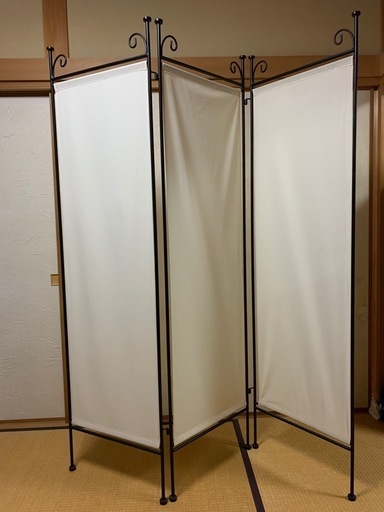 【今週締切り】美品★大型 パーテーション ついたて じゃばら 目隠し 仕切り
