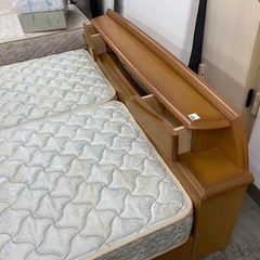 【愛品館 江戸川店 】 引き出し付 クイーンベッド Francebed（フランスベッド）の画像