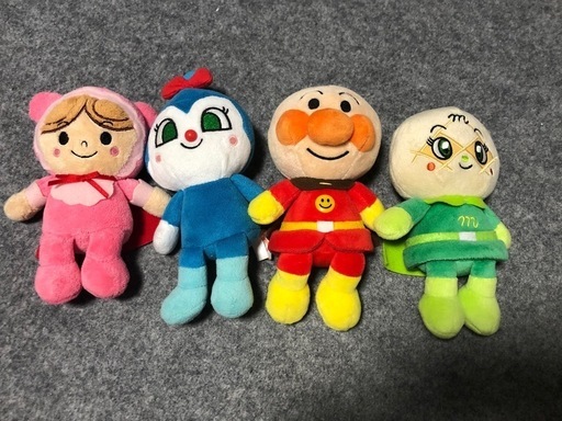 アンパンマンぬいぐるみ4点