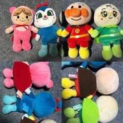 アンパンマンぬいぐるみ4点の画像