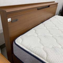 【愛品館 江戸川店 】 引き出し付 ワイドダブルベッド Francebed（フランスベッド）の画像