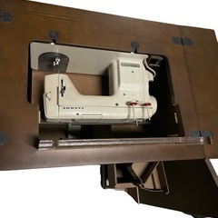 ジャノメミシン　801型 ミシン台付き　アンティーク　ヴィンテージの画像