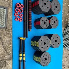 ダンベル・バーベル・インクラインベンチセット