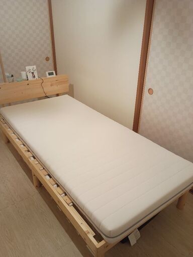 イケア　セット　シングル　マットレス　高反発　クッション