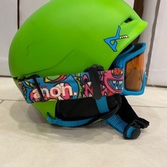 ANON スノーボードヘルメット　S/M 48cm〜52cm ゴーグル付きの画像