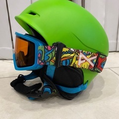 ANON スノーボードヘルメット　S/M 48cm〜52cm ゴーグル付きの画像