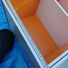 カラーボックス二つまとめて、、、の画像