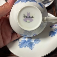 マエバタ　カップ＆ソーサー5組の画像