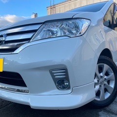 希少！パノラミックルーフ付き☆月々1.2万円〜分割払い可❗️車検2年付き！大人気☆日産 セレナ ハイウェイスター☆SDナビ☆走行中DVD見れます☆ETC☆バックカメラ☆ドラレコ付きのフル装備☆両側電動スライドドア☆クルーズコントロール搭載☆ウィンカーミラー☆フル装備☆事故修復歴無し☆車内広々三列シート‼️の画像