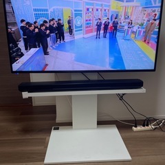 年内取引限定値下！50型テレビ＋テレビスタンド(wall)＋Pa...