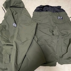 VESP BB7 カーキ 上2XL下XL スノーボードウェア美品