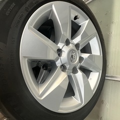 プラド150純正ホイール　ハイエース　ミシュラン　プライマシー4