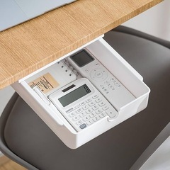 【新品未使用】デスク下収納ボックス 引き出し テーブル下収納 隙...