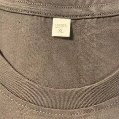 【新品】レディース かわいいクマのプリント半袖Tシャツ グレー XLの画像
