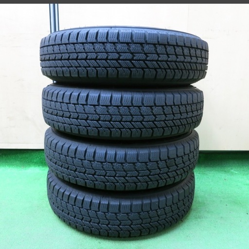 22年製 145/80R13 スタッドレスタイヤ付きアルミホイール 4本
