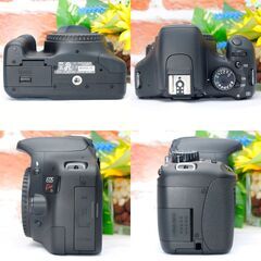 【全国送料無料】Canon EOS Kiss X4✨ 届いたらすぐに使えます✨ズームレンズセット一眼レフ キヤノン キャノンの画像