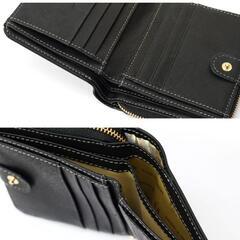 Hush Puppies ハッシュパピー 2つ折り財布 BK の画像