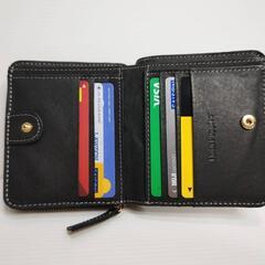 Hush Puppies ハッシュパピー 2つ折り財布 BK の画像