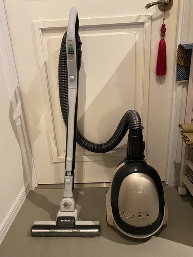 HITACHI 日立 cv-pu20 掃除機 紙パック式 シャンパン かるぱっく