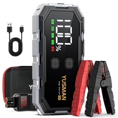 新品未使用✨ ジャンプスターター 5000Aピーク電流 6.5L...