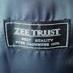 ZEE TRUST カシミヤステンカラーコート メンズ の画像