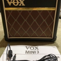 【受渡し予定者決定】☆VOX MINI3ギターアンプ☆取説付☆