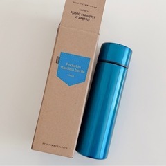 ★新品未使用★ ミニボトル　水筒　水色